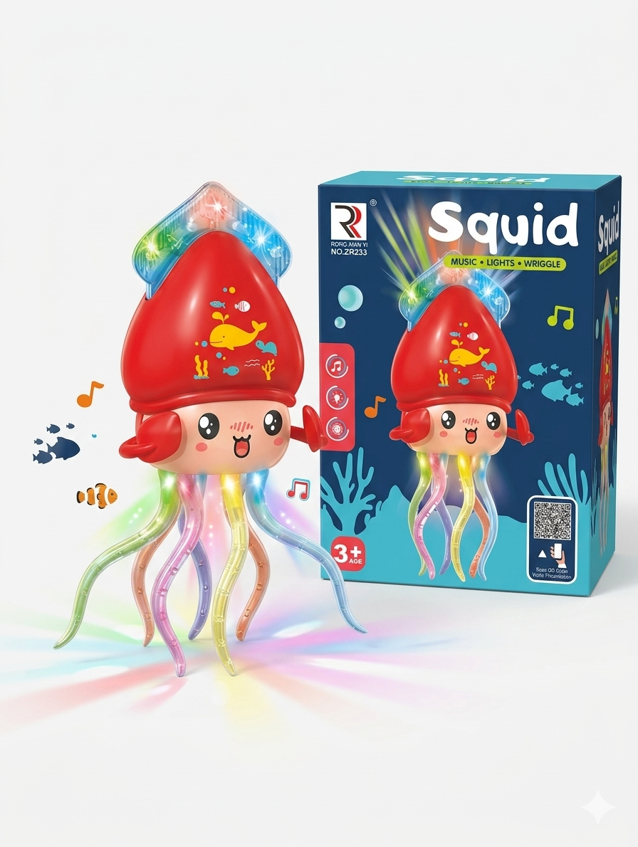 Calamar Dancing Toy β Music, Lights & Jumping Fun for Kids