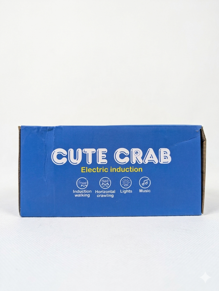Cute Crab Dancing Toy – Smart Obstacle Avoidance with Music &amp; Lights