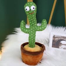 Dancing & Talking Cactus Toy – Repeat Voice, Music & Fun Interactive Toy for Kids