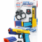 2-in-1 Police Blaster Toy Set – Foam Dart &amp; Water Gun with Handcuffs &amp; Badge
