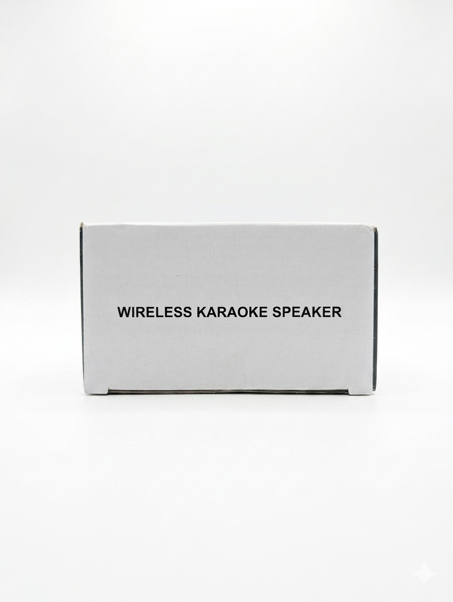 Wireless Light-Up Karaoke Speaker with Microphone – Bluetooth Kids Singing Toy(small)