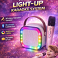 Wireless Light-Up Karaoke Speaker with Microphone – Bluetooth Kids Singing Toy(small)