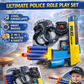 2-in-1 Police Blaster Toy Set – Foam Dart &amp; Water Gun with Handcuffs &amp; Badge