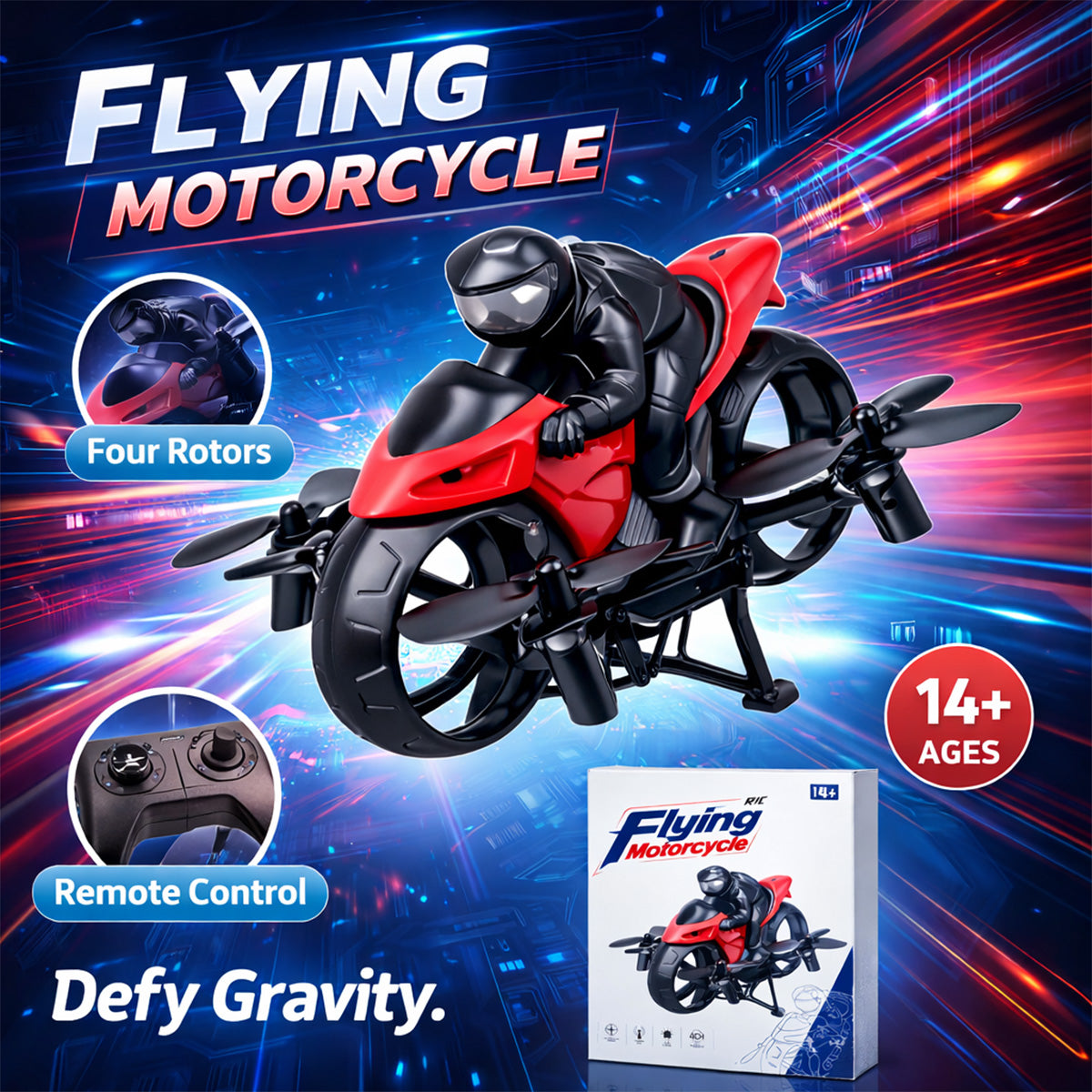 RC Flying Motorcycle